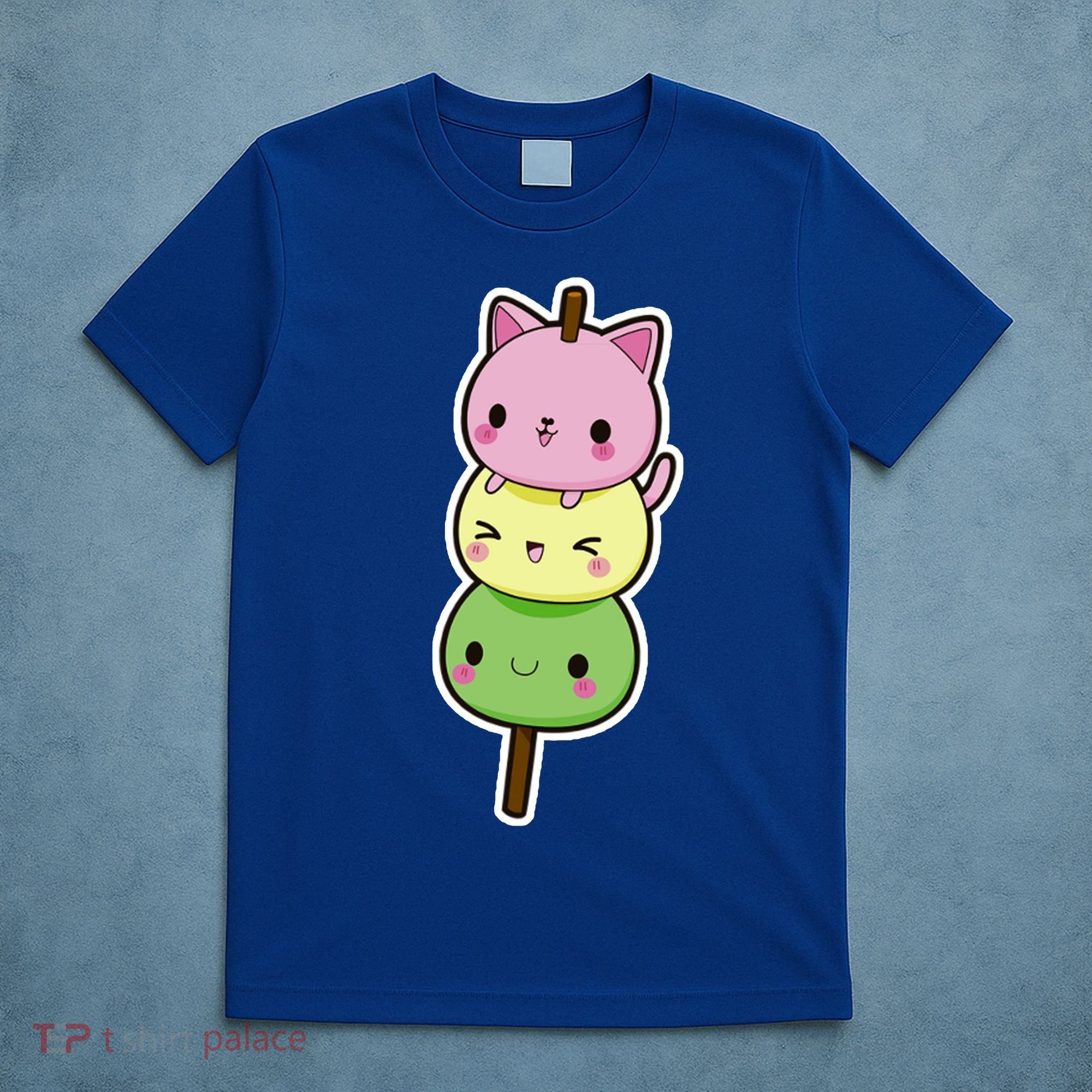 Cute Kitty Dango Ice Cream Cone T-Shirt