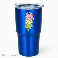Cute Kitty Dango Ice Cream Cone Tumbler thumb 0