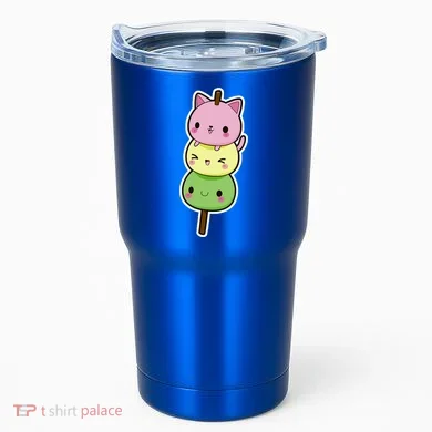 Cute Kitty Dango Ice Cream Cone Tumbler