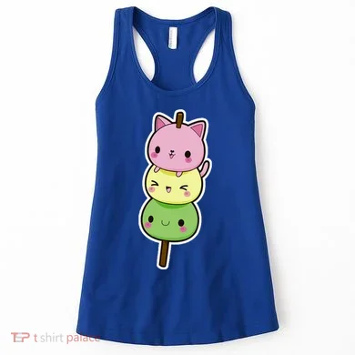 Cute Kitty Dango Ice Cream Cone Women's Tank Top