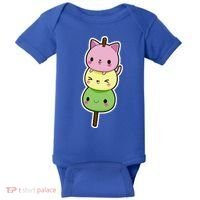 Cute Kitty Dango Ice Cream Cone Baby Bodysuit thumb 0