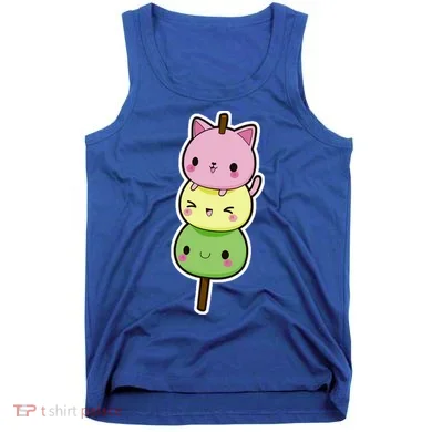 Cute Kitty Dango Ice Cream Cone Tank Top