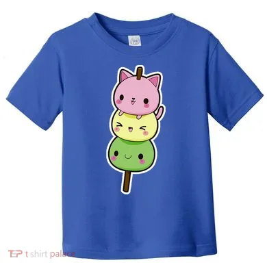 Cute Kitty Dango Ice Cream Cone Toddler T-Shirt