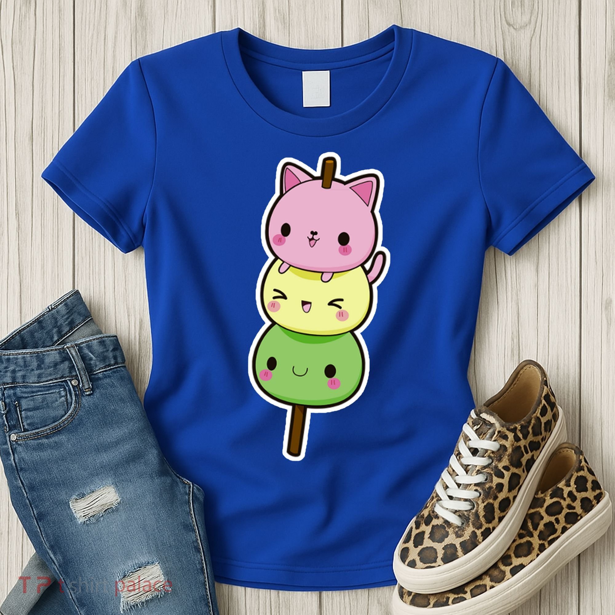 Cute Kitty Dango Ice Cream Cone Women's T-Shirt