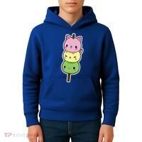 Cute Kitty Dango Ice Cream Cone Kids Hoodie thumb 4