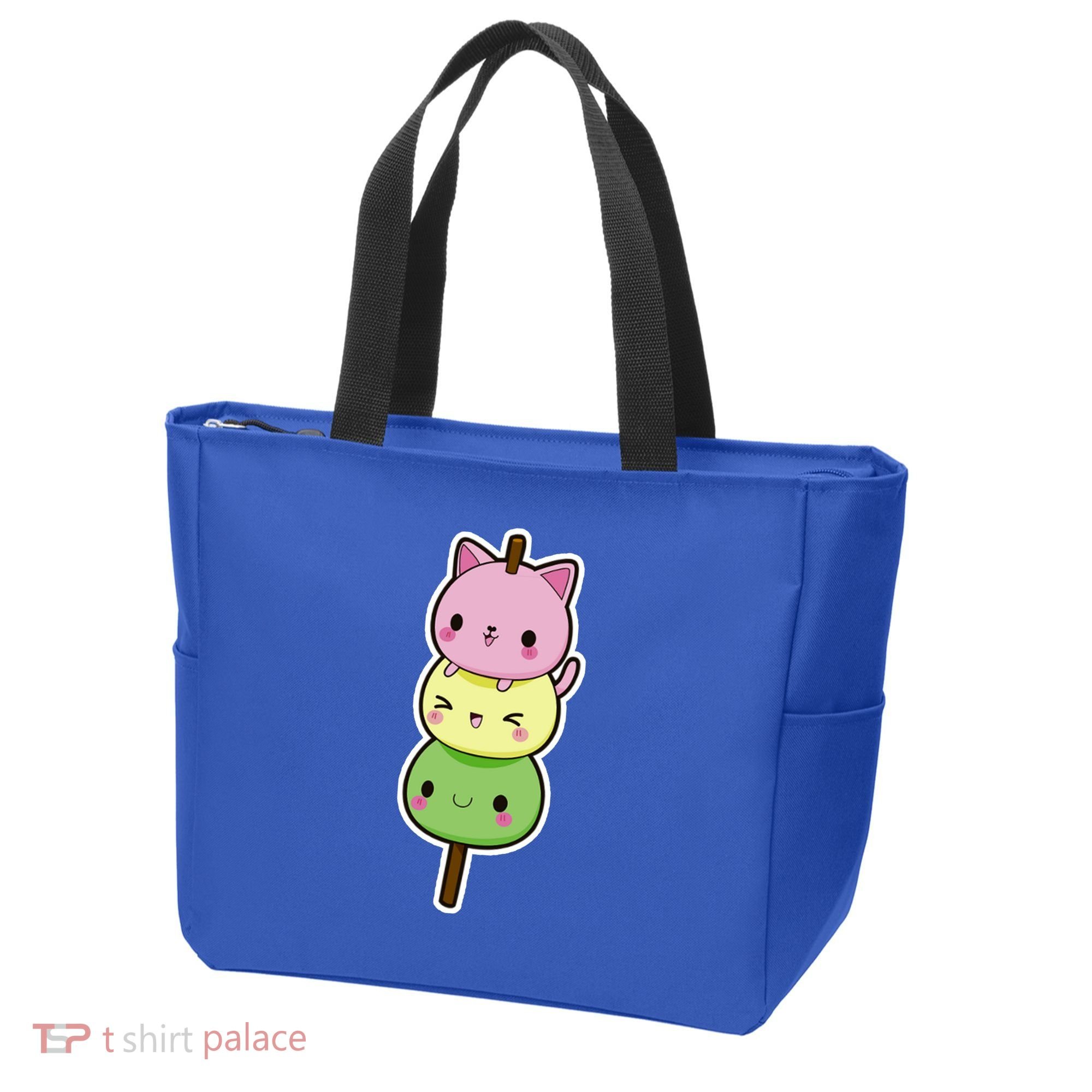 Cute Kitty Dango Ice Cream Cone Tote Bag