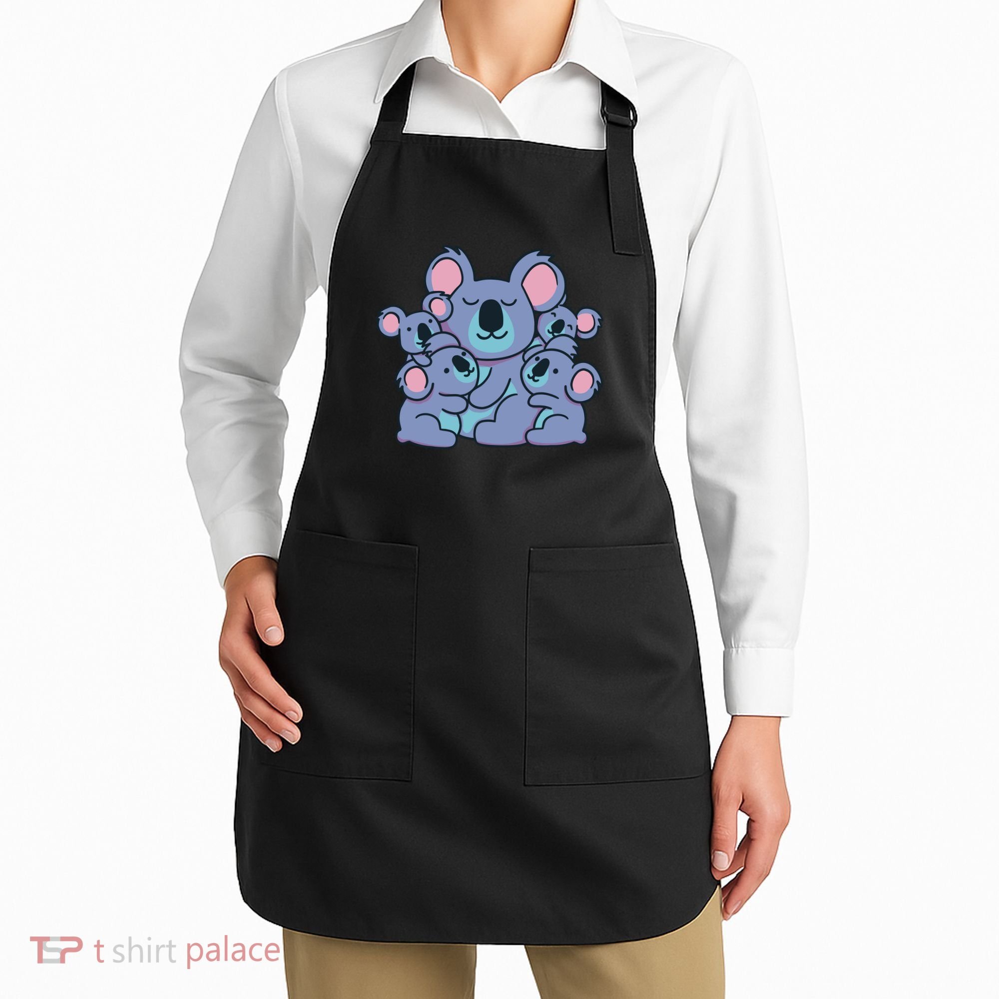 Cute Koala Family Apron