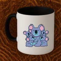 Cute Koala Family Coffee Mug thumb 2
