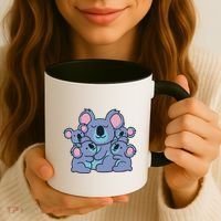 Cute Koala Family Coffee Mug thumb 3