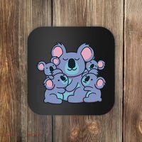 Cute Koala Family Coaster thumb 0