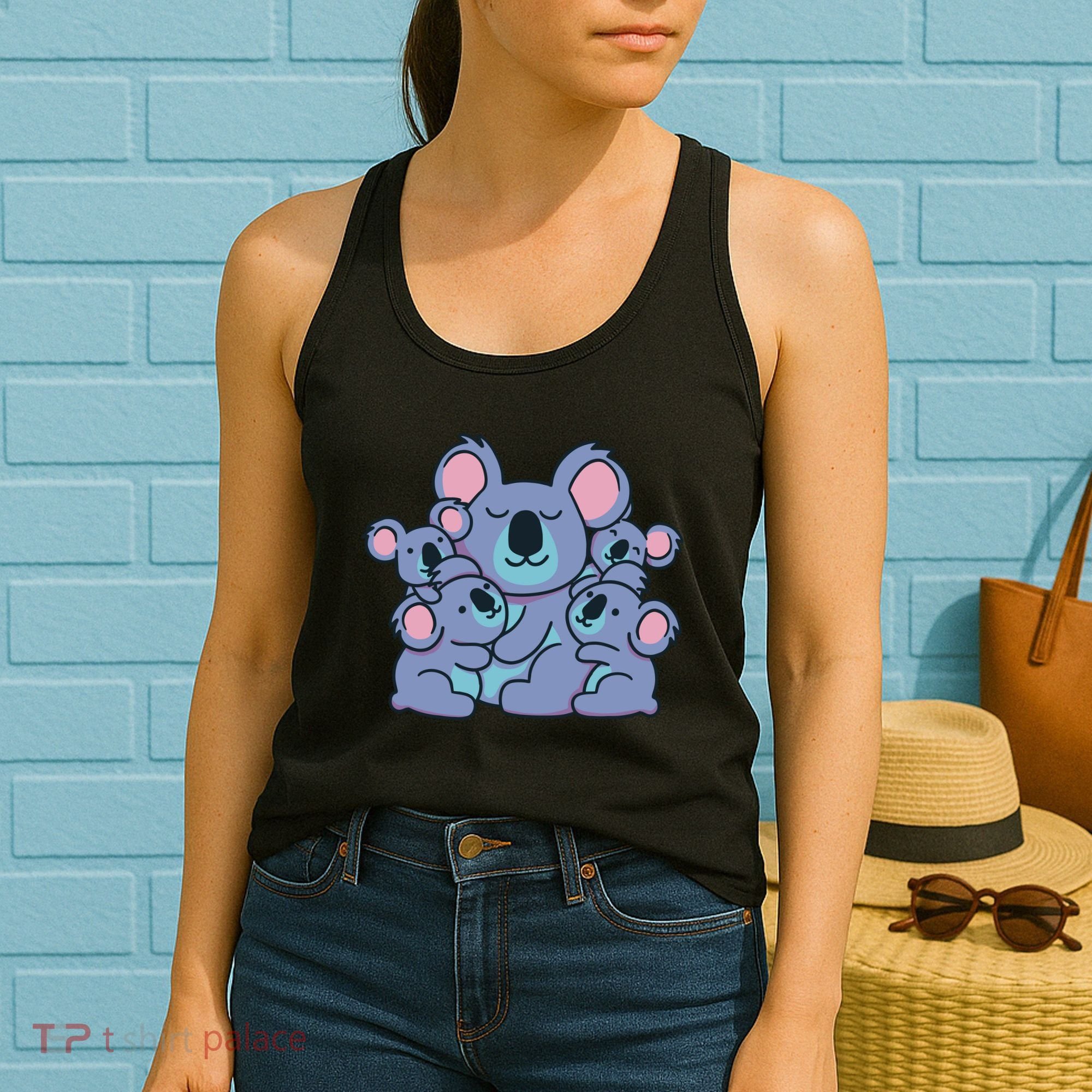 Cute Koala Family Women's Tank Top