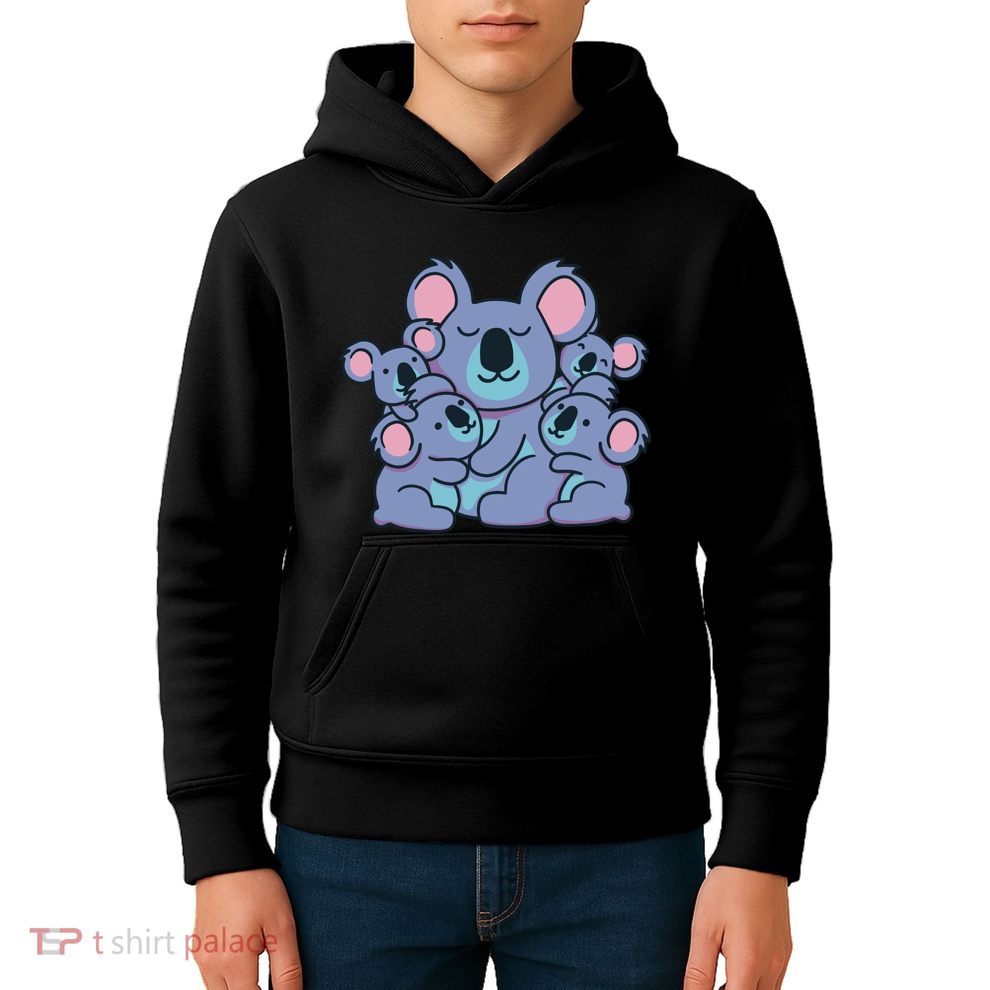 Cute Koala Family Kids Hoodie