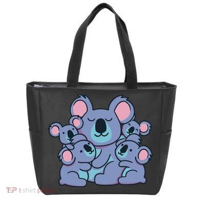 Cute Koala Family Tote Bag