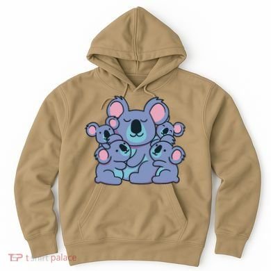 Cute Koala Family Hoodie