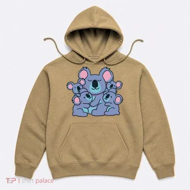 Cute Koala Family Hoodie
