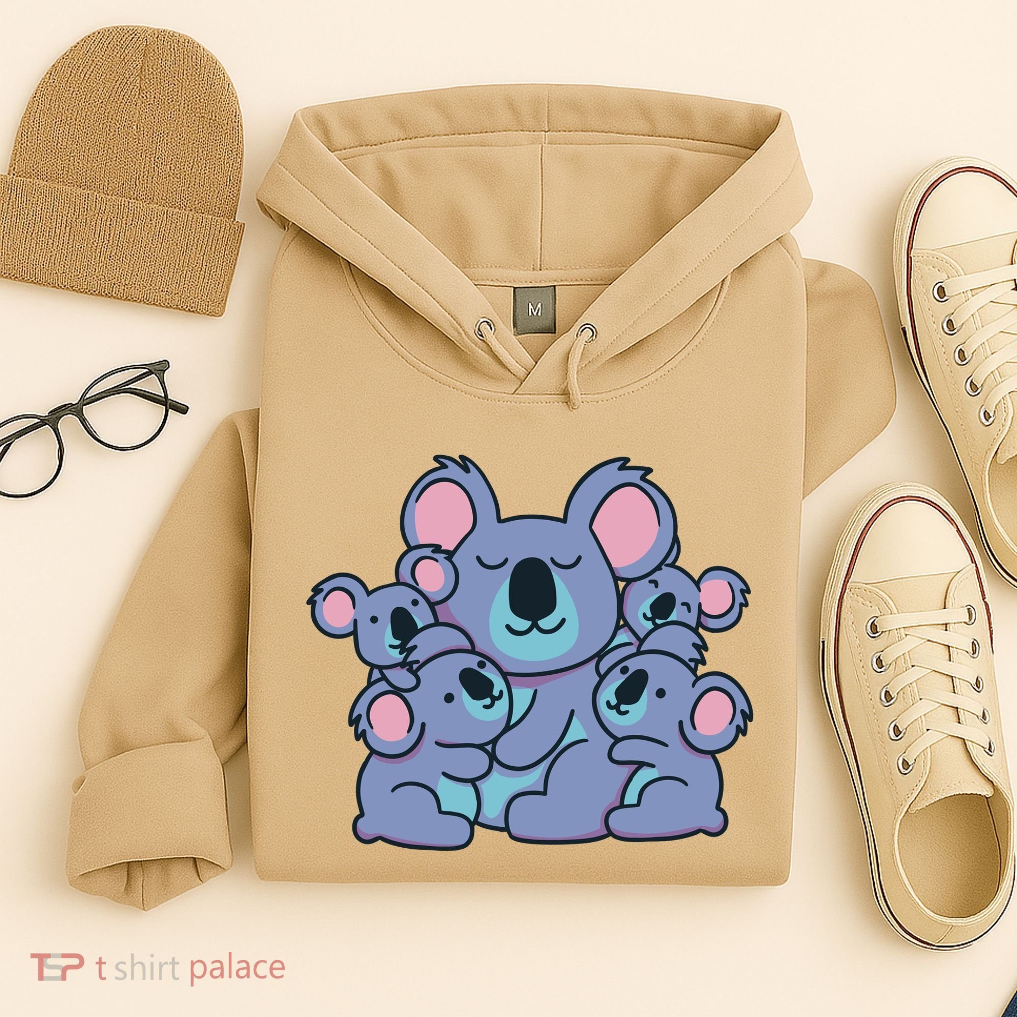 Cute Koala Family Hoodie