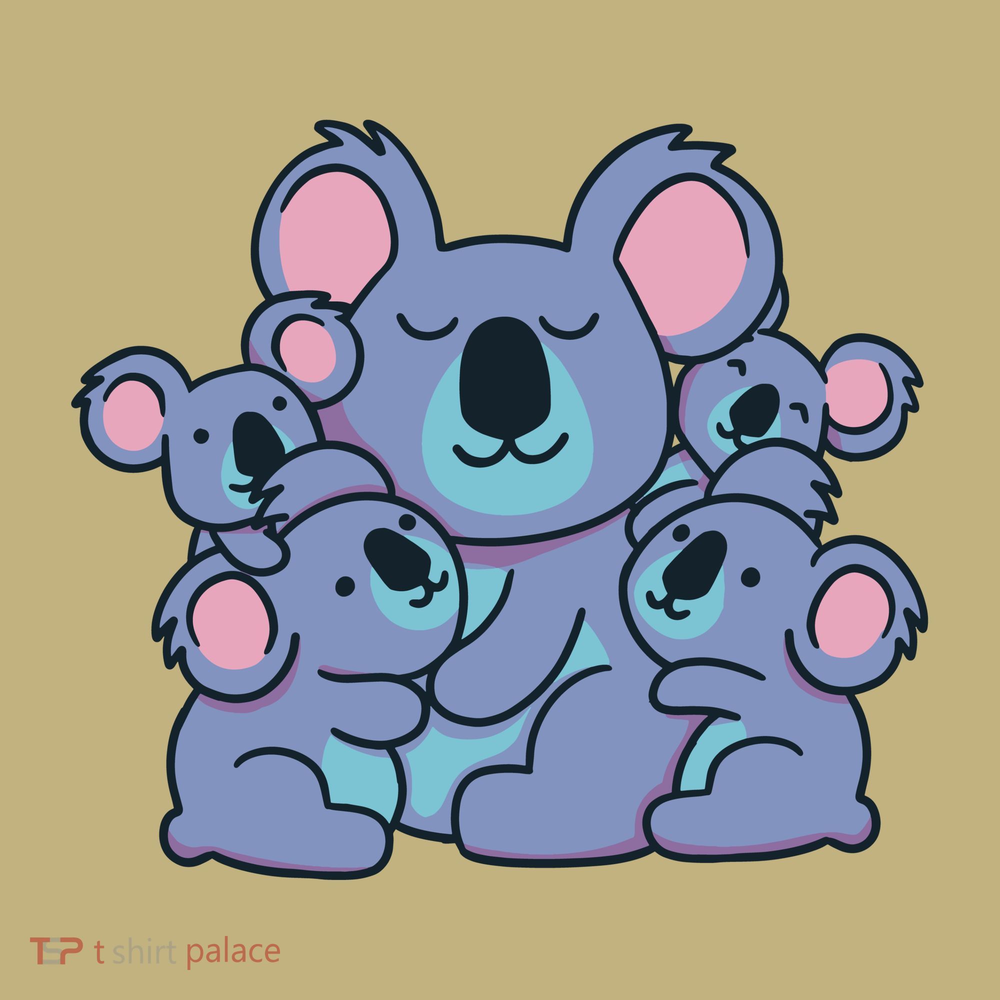 Cute Koala Family Hoodie