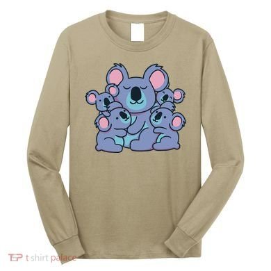Cute Koala Family Long Sleeve Shirt