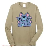 Cute Koala Family Long Sleeve Shirt thumb 0