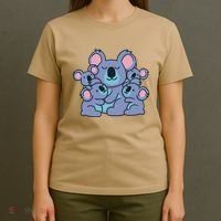 Cute Koala Family T-Shirt thumb 4
