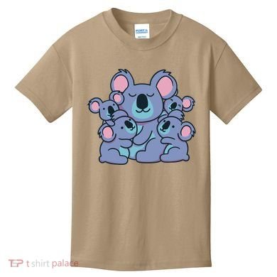 Cute Koala Family Kids T-Shirt