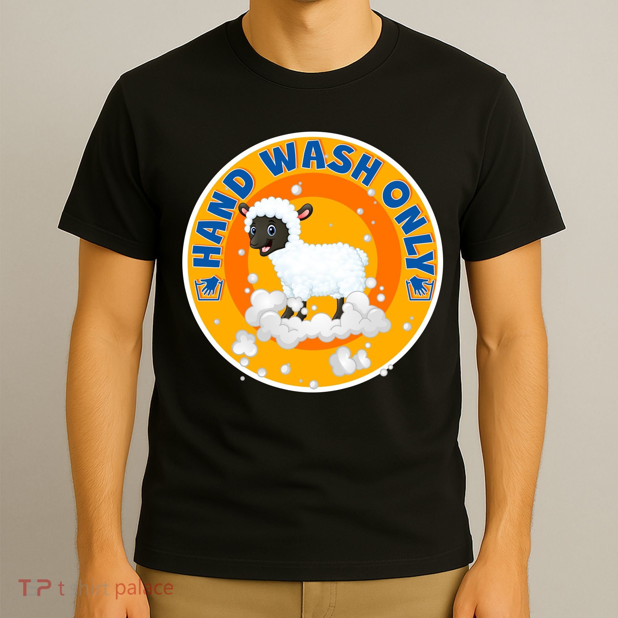 Cute Lamb Sheep Hand Wash Only T-Shirt