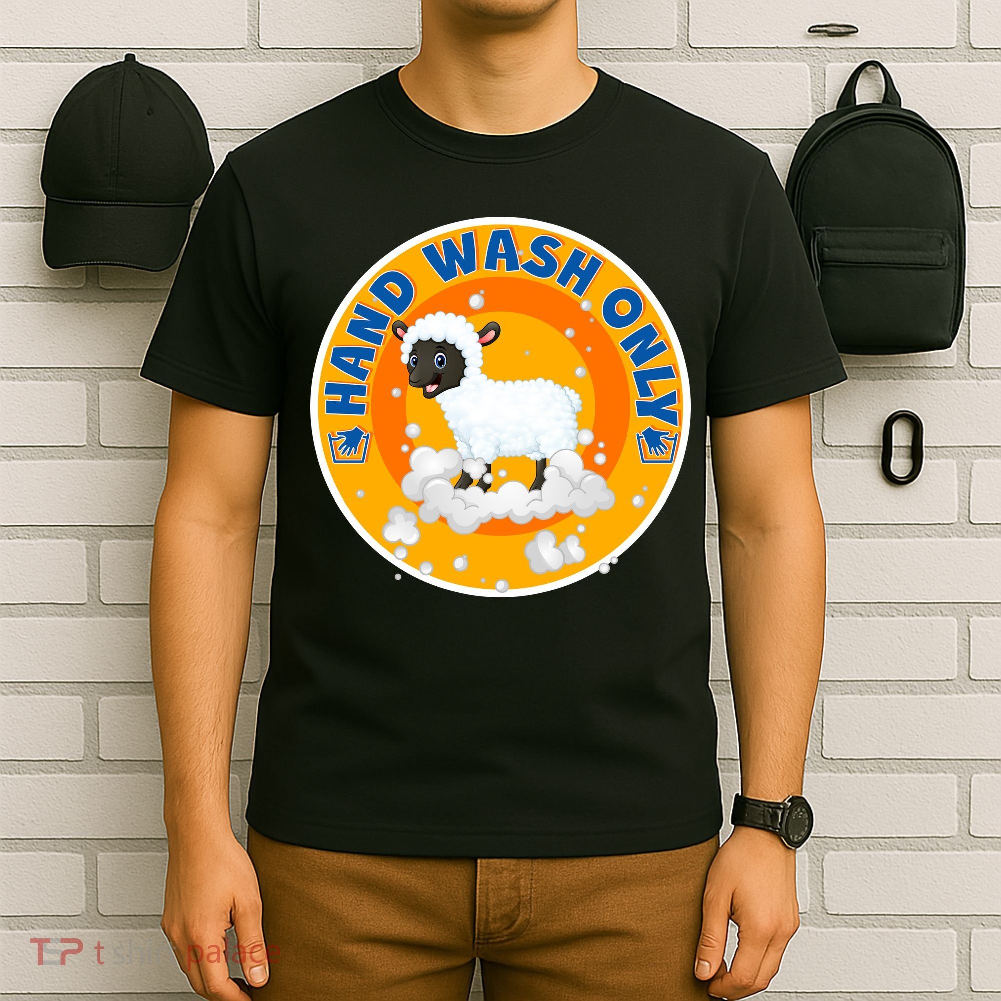 Cute Lamb Sheep Hand Wash Only T-Shirt