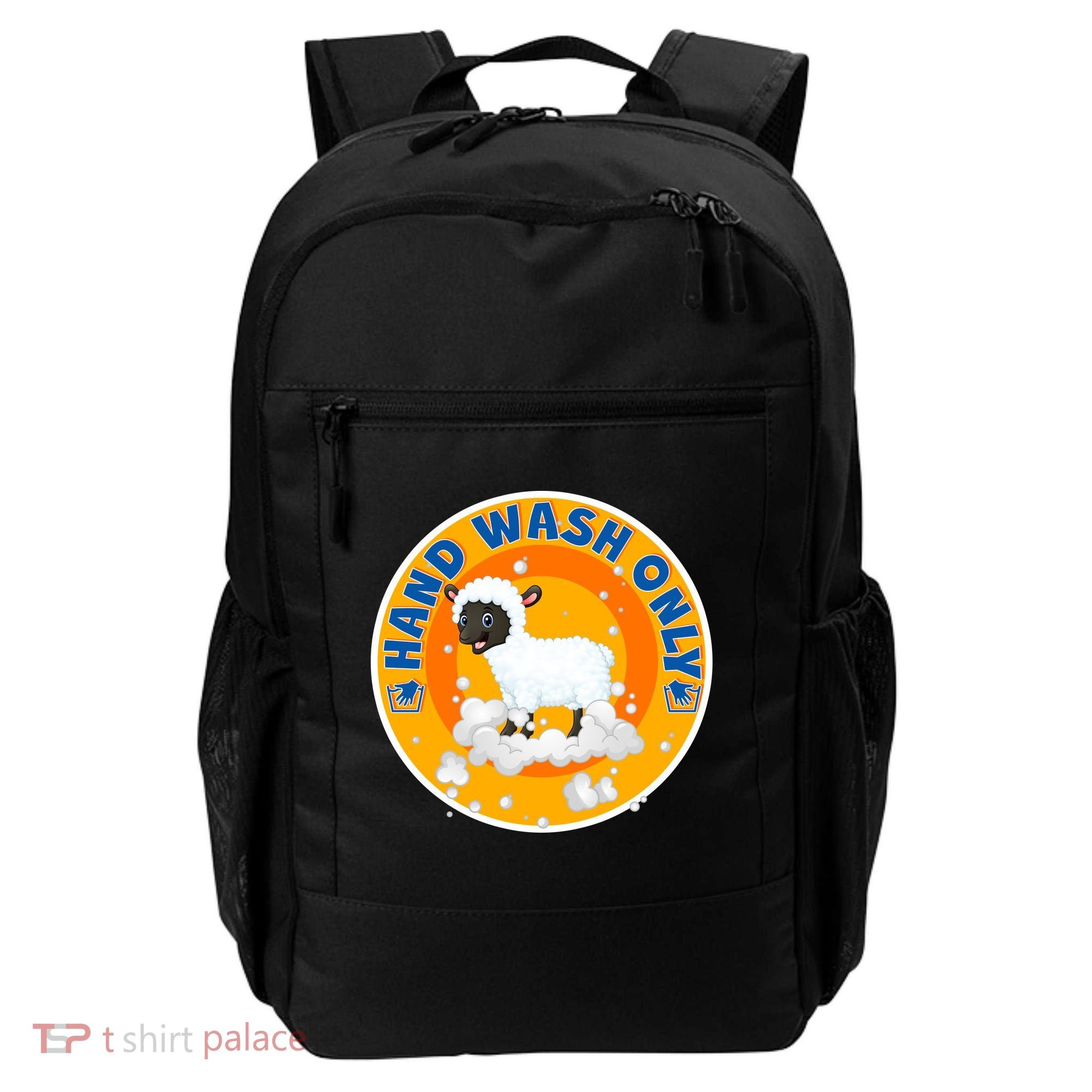 Cute Lamb Sheep Hand Wash Only Backpack