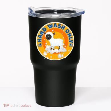 Cute Lamb Sheep Hand Wash Only Tumbler