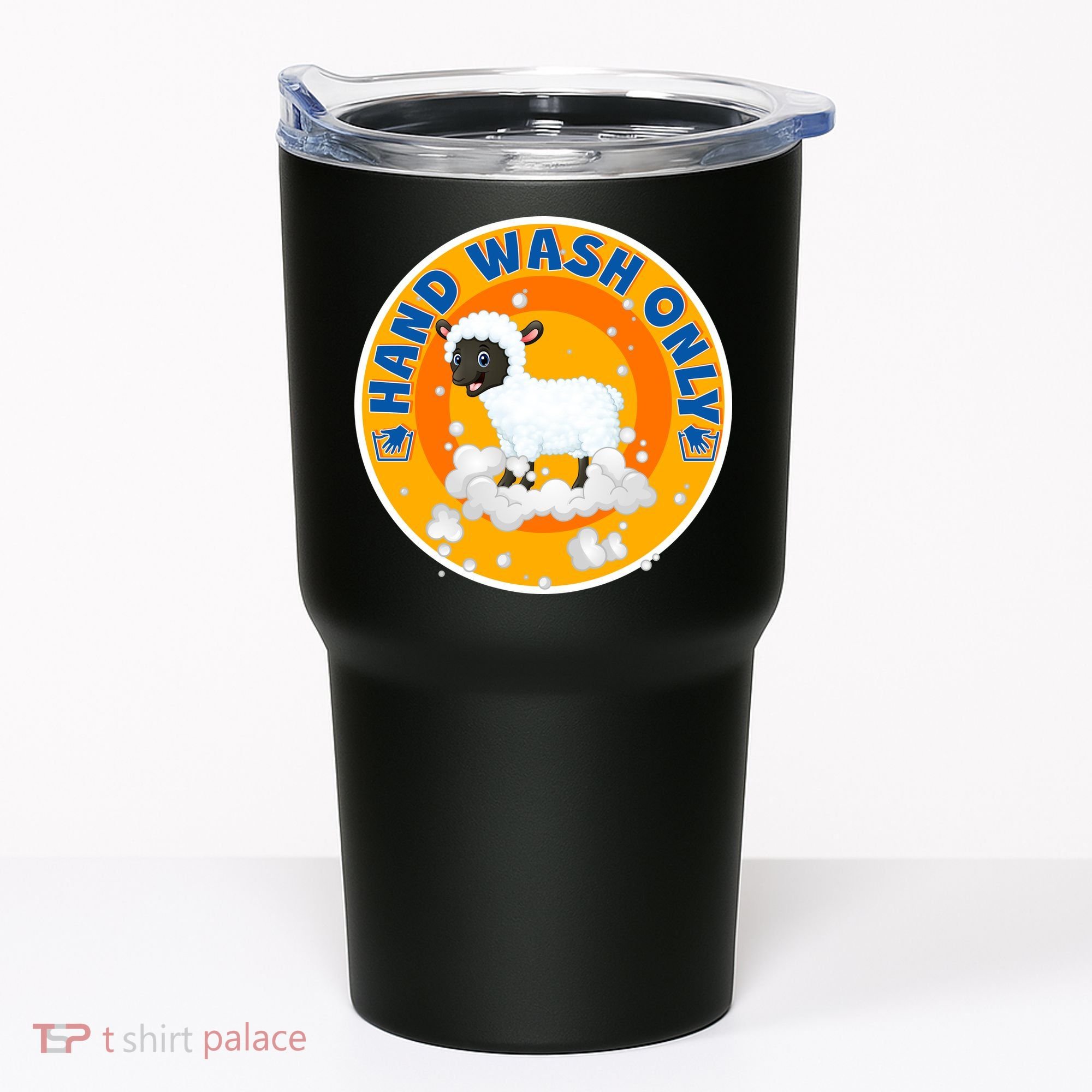 Cute Lamb Sheep Hand Wash Only Tumbler