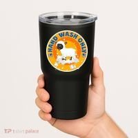 Cute Lamb Sheep Hand Wash Only Tumbler thumb 2
