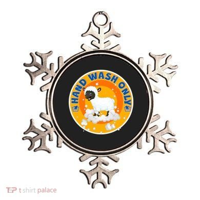Cute Lamb Sheep Hand Wash Only Ornament