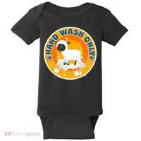 Cute Lamb Sheep Hand Wash Only Baby Bodysuit thumb 0