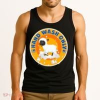 Cute Lamb Sheep Hand Wash Only Tank Top thumb 3