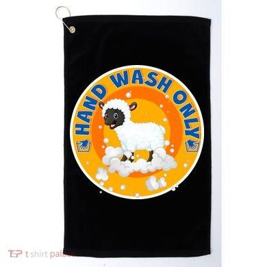 Cute Lamb Sheep Hand Wash Only Golf Towel