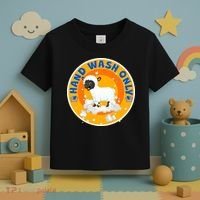 Cute Lamb Sheep Hand Wash Only Toddler T-Shirt thumb 3