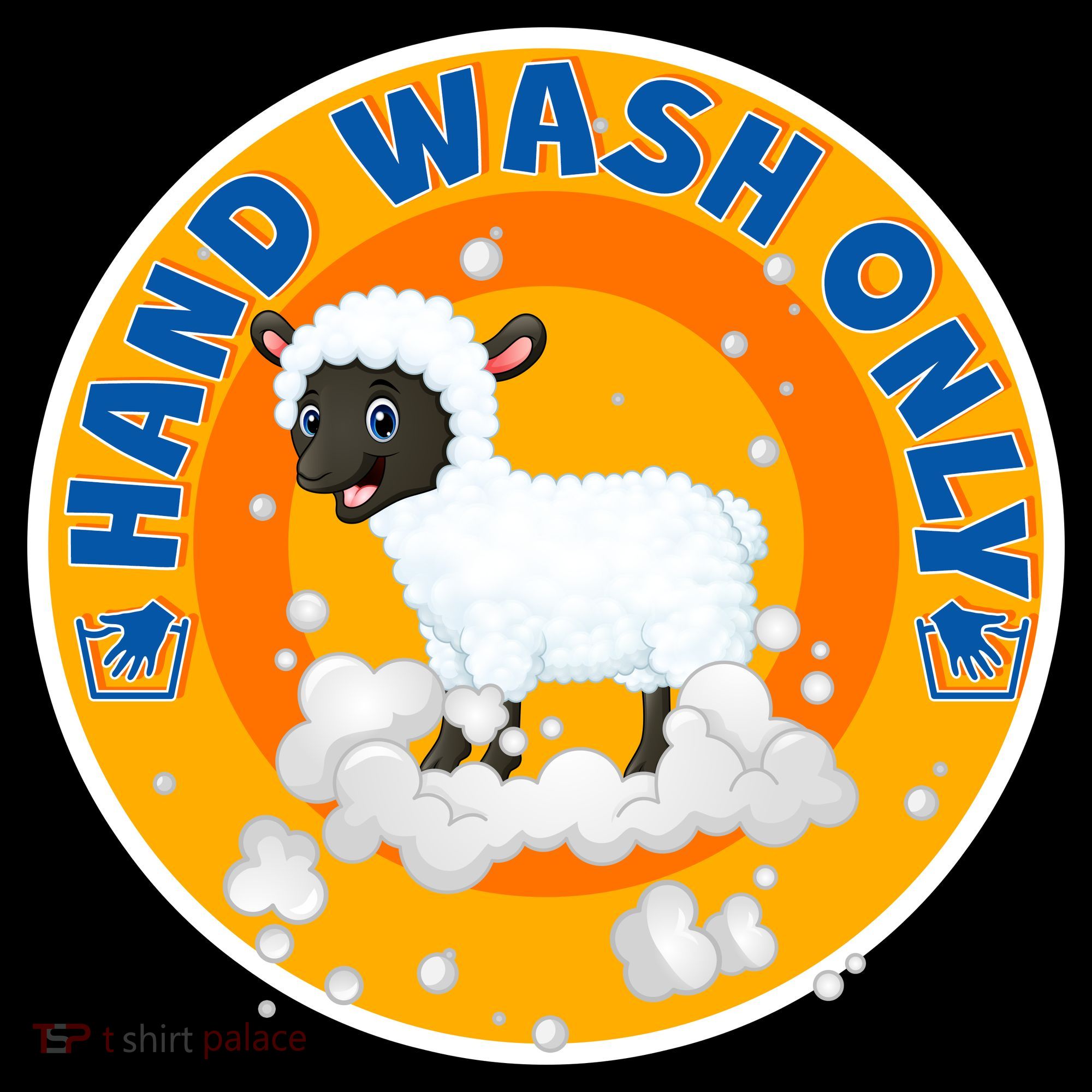 Cute Lamb Sheep Hand Wash Only Toddler T-Shirt