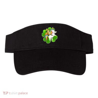 Cute Leprechaun Riding Unicorn Visor