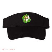Cute Leprechaun Riding Unicorn Visor thumb 0