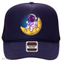 Cute Little Astronaut Drinking Coffee Hat thumb 0