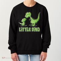 Cute Little Dino Dinosaur Little Younger Sibling Women's Sweatshirt thumb 0