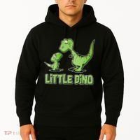 Cute Little Dino Dinosaur Little Younger Sibling Hoodie thumb 2