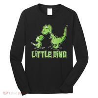 Cute Little Dino Dinosaur Little Younger Sibling Long Sleeve Shirt thumb 0