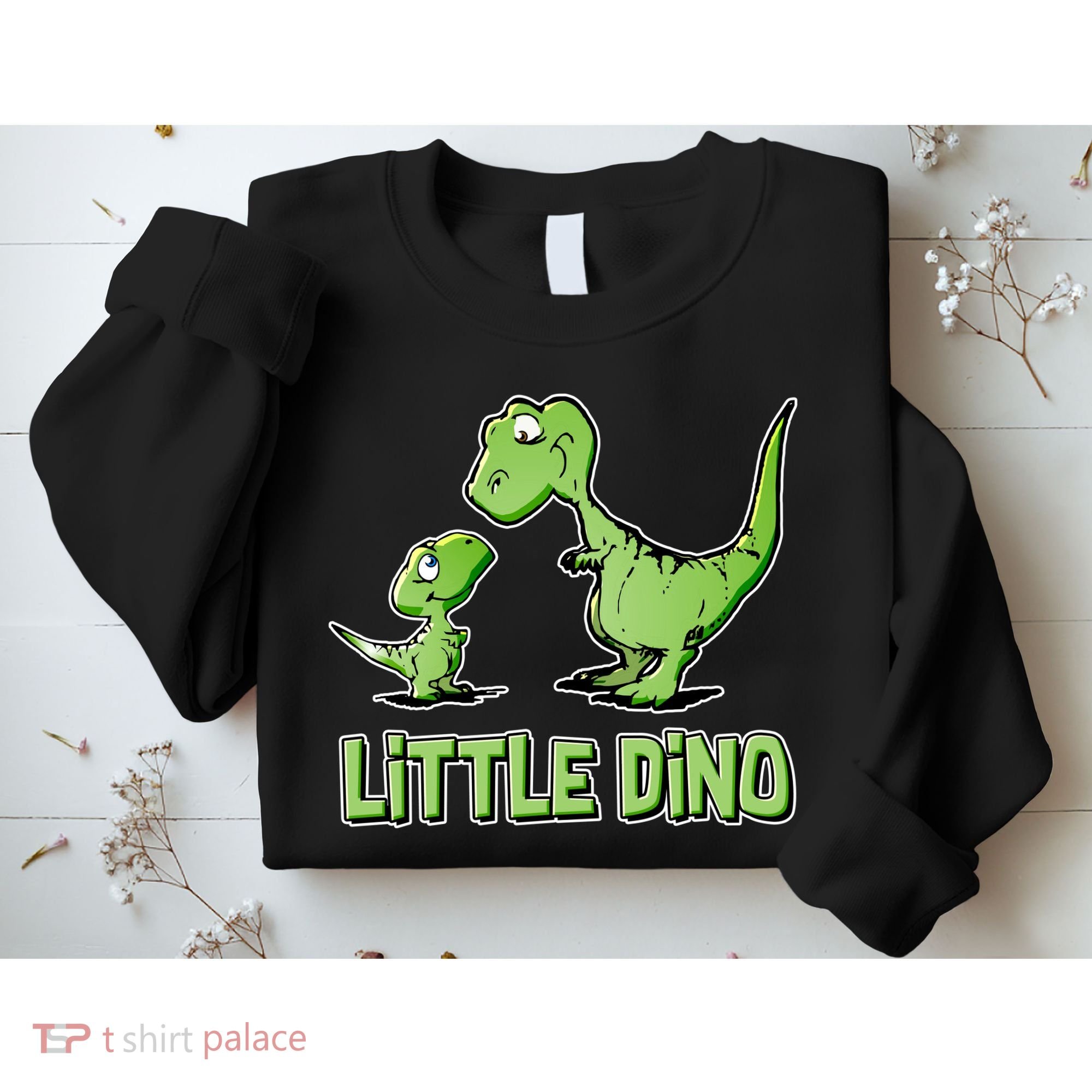 Cute Little Dino Dinosaur Little Younger Sibling Sweatshirt