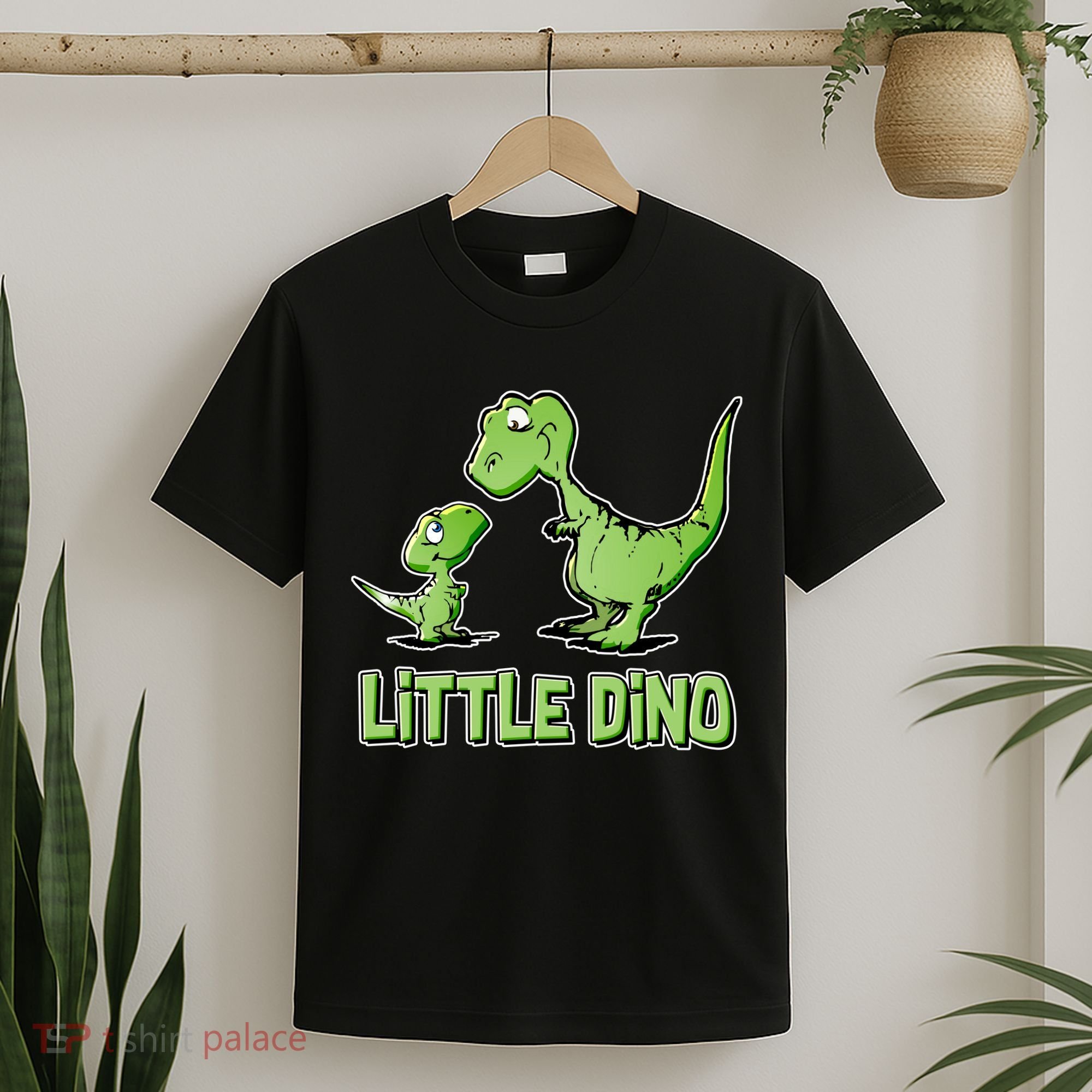 Cute Little Dino Dinosaur Little Younger Sibling T-Shirt