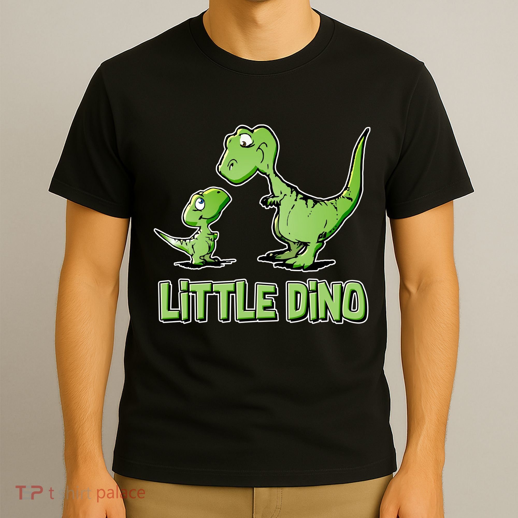 Cute Little Dino Dinosaur Little Younger Sibling T-Shirt