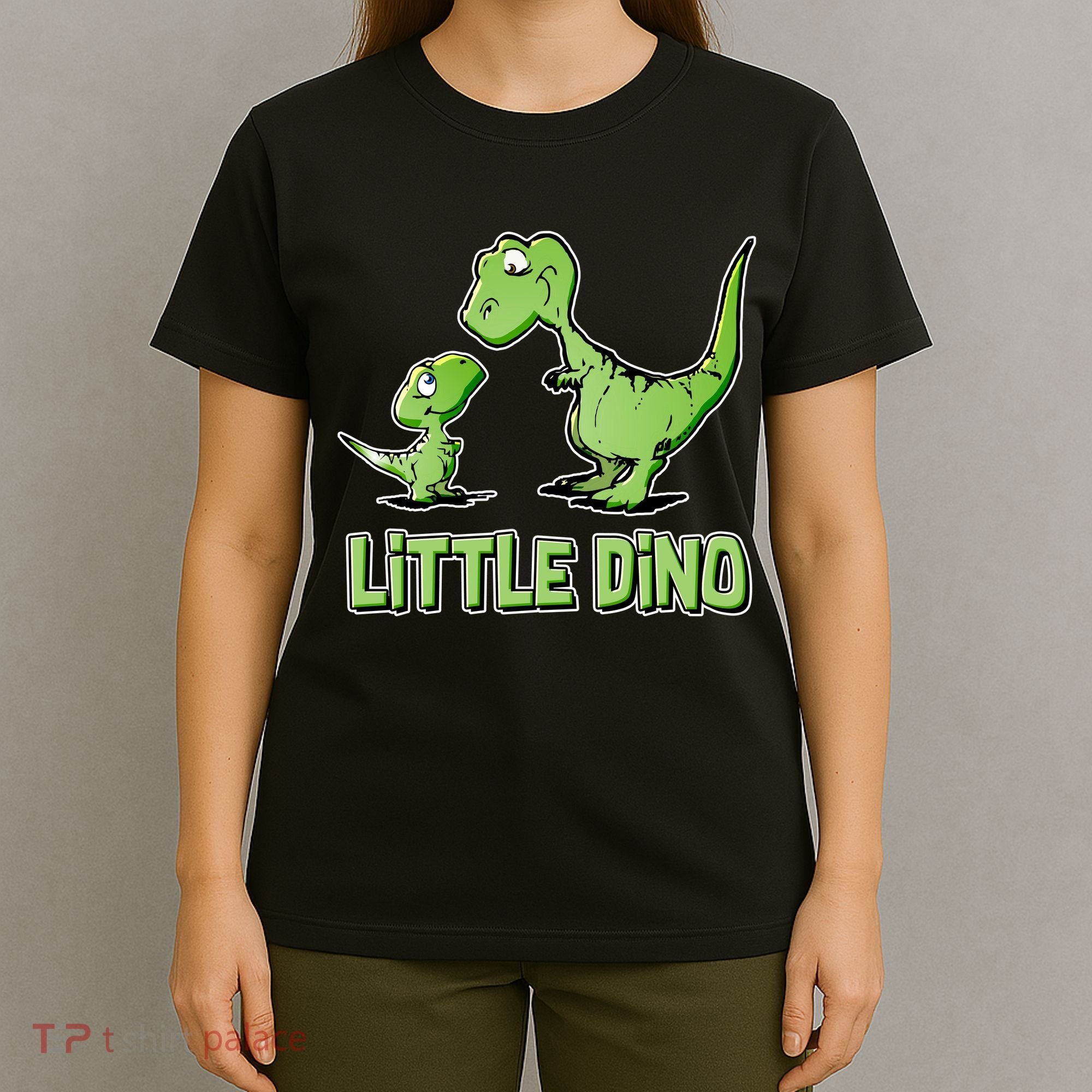 Cute Little Dino Dinosaur Little Younger Sibling T-Shirt