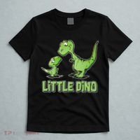 Cute Little Dino Dinosaur Little Younger Sibling T-Shirt thumb 5
