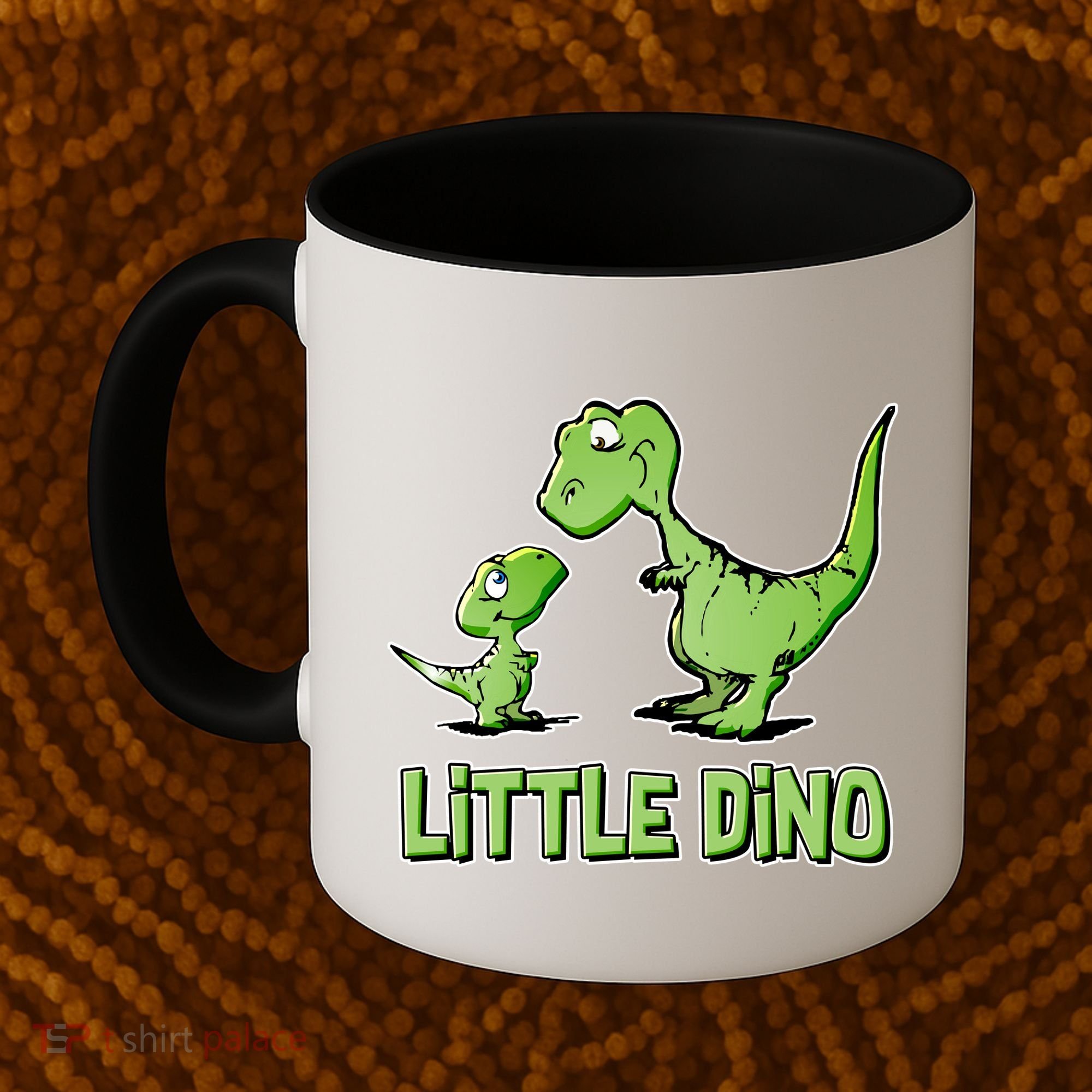 Cute Little Dino Dinosaur Little Younger Sibling Coffee Mug