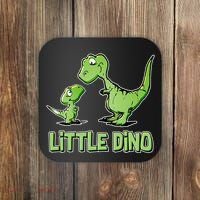 Cute Little Dino Dinosaur Little Younger Sibling Coaster thumb 0